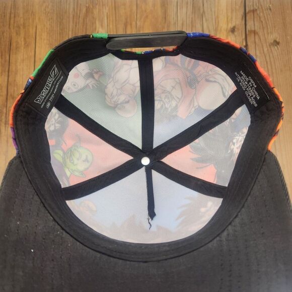 Dragonball Z Hat Cap All Over Print Snapback Colorful Anime Cartoon Mens Toei - Picture 9 of 11